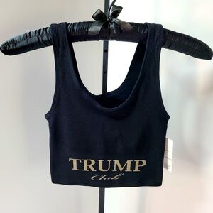 TRUMP CLUB YOGA WORKOUT EXERCISE ATHLEISURE TANK TOP XS/S 🇺🇸.             W004